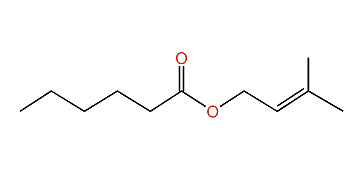 3-Methyl-2-butenyl hexanoate